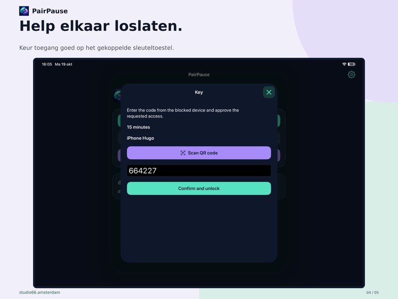 Toegang op iPad